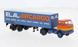 Brekina 82258 - H0 - Henschel F161 Pritsche-Sattelzug ELAL-Aircargo